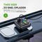 iSetchi Bluetooth FM Transmitter - Carkit Met Quick Charge 3.0 Oplader - Auto - Ontvanger - Adapter - Receiver - USB C Snelladen Poort - Draadloos - Handsfree bellen