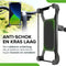 iSetchi CycleSnap Telefoonhouder voor Fiets , Motor & Scooter / Brommer - Anti-Schok laag- Draaibaar & Verstelbaar - Universeel - GSM Mobiel Houder - Fietshouder
