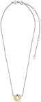 TI SENTO Dames Ketting - 925 zilver - Zilver geel verguld - Maat 42 - 3915SY