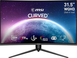 MSI G32CQ5P - QHD Curved Gaming Monitor - 170Hz - 31,5 inch