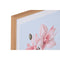 Schilderij Home ESPRIT Blommor Shabby Chic 30 x 1,8 x 40 cm (4 Stuks)