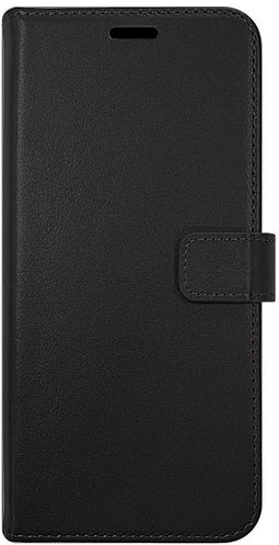 Valenta iPhone 14 Pro - Book Case - Handgemaakt volnerf leder met kaartsleuven - Zwart