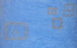ISI MINI - Aankleedkussenhoes - submarine - blauw