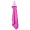 ISI Mini - Badcape 80x80 cm - Geruite kap fuchsia