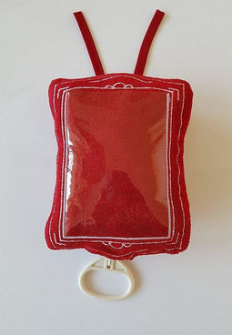 ISI MINI - Trekzak muziekdoosje - Bordeau Rood