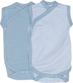 ISI Mini - Wikkelromper Teddy zonder mouw