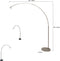 Steinhauer Sparkled Light 7268ZW - Vloerlamp / Booglamp - Hoogte verstelbaar draaibaar - Zwart