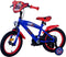 Sonic Prime Kinderfiets - Jongens - 14 inch - Handrem en Zijwieltjes - Blauw Rood