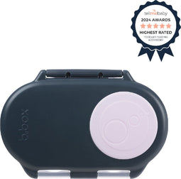 b.box Snackbox - Mini bentobox met 2 lekvrije vakken - Ideaal voor peuters en snacks - Indigoroos