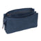 Pennenetui met 3 vakken El Ganso Eclipse Marineblauw 22 x 12 x 3 cm