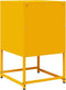 vidaXL - Nachtkastje - 36x39x60,5 - cm - koudgewalst - staal - mosterdgeel
