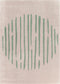 Island Leaf Vloerkleed - 170x240 - Rechthoek - Laagpolig Tapijt - Modern - Groen, Roze