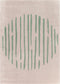 Island Leaf Vloerkleed - 200x300 - Rechthoek - Laagpolig Tapijt - Modern - Groen, Roze