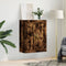 vidaXL - Wandkast - 69,5x34x90 - cm - bewerkt - hout - gerookt - eikenkleurig