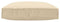 vidaXL - Ligbedkussen - voor - Zetel - Beige - 80x80x12 - cm - Oxford - Stof