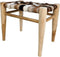 HSM Collection Decoratieve bank - 50x35 cm - geitenhuid