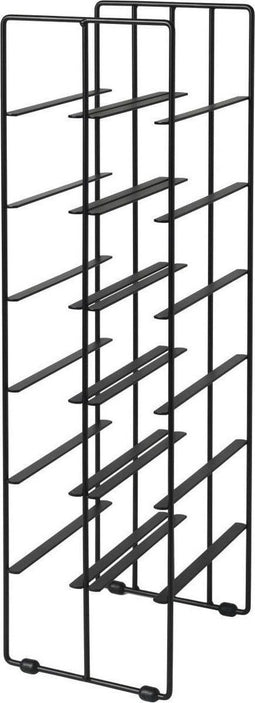 Blomus Pilare Wijnrek - 66 x 19 x 22 cm - Zwart - 12 flessen