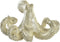 Decoratieve figuren DKD Home Decor Gouden Hars Octopus Mediterrane (25,5 x 24,5 x 15,5 cm)