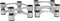 IsoAcoustics Aperta Speaker Ontkoppeling Stands, Per Paar, Alu-Zilver
