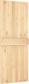 vidaXL - Schuifdeur - met - beslag - 80x210 - cm - massief - grenenhout