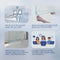 Douche- en badschermafdichting 870mm Transparant voor glas 6-8mm