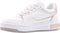 Guess Tokyo - Lage Dames Sneakers - Gouden Details - Wit/Goud