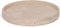 MOOISA - Travertine dienblad rond met rand tray - Ø30cm - rond marmer dienblad - vierkant marmer dienblad - decoratie schaal - tapasplank - serveerplank