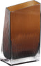 PTMD Alese Vaas - 9,5 x 15 x 26 cm - Glas - Bruin