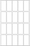 Huismerk Herma 10609 Movable Etiket 19X40mm Wit - 640 etiketten