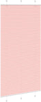vidaXL - Plissé - rolgordijn - 100x200 - cm - stofbreedte - 99,4cm - polyester - roze