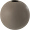 J-Line vaas Bol - keramiek - donkergrijs - large - 22.5 cm hoog