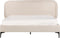 SUZETTE - Tweepersoonsbed - Lichtbeige - 140 x 200 cm - Polyester