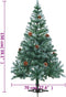 vidaXL - Kunstkerstboom - met - dennenappels - 150 - cm