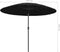 vidaXL - Parasol - met - aluminium - paal - 270 - cm - zwart
