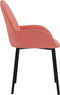 vidaXL - Eetkamerstoelen - 2 - st - fluweel - roze