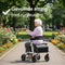 Brixy Rollator - Lichtgewicht En Opvouwbaar - Zitfunctie - Rugleuning, Tas En Wandelstokhouder -