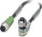 Phoenix Contact 1546592 Sensor/actuator connector, geassembleerd M12 Aantal polen: 3 Stekker, recht, Bus, haaks 2.00 m 1 stuk(s)
