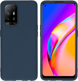 iMoshion Hoesje Geschikt voor Oppo A94 (5G) Hoesje Siliconen - iMoshion Color Backcover - Donkerblauw