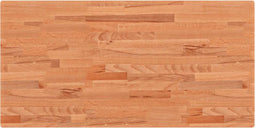 vidaXL - Wastafelblad - 100x50x4 - cm - massief - beukenhout