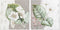 Schilderij DKD Home Decor Tropisch Blad van een plant (80 x 3,5 x 80 cm) (2 Stuks)