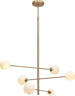 It's about RoMi Carrara Hanglamp - Ø99cm - 6-lichts G9 - Goud