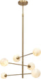 It's about RoMi Carrara Hanglamp - Ø99cm - 6-lichts G9 - Goud