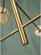 It's about RoMi Carrara Hanglamp - Ø99cm - 6-lichts G9 - Goud