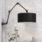 it's about RoMi Hang-/Wandlamp Amsterdam - Zwart/Zwart - 100x47x85cm - Binnen Bohemian,Scandinavisch