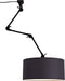it's about RoMi Hang-/Wandlamp Amsterdam - Zwart/Zwart - 100x47x85cm - Binnen Bohemian,Scandinavisch