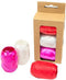 Lint 3 pak rood/wit/roze | 6 stuks