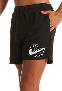 Nike Swim 5 VOLLEY SHORT Heren Zwembroek - Zwart - Maat L
