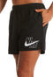 Nike Swim 5 VOLLEY SHORT Heren Zwembroek - Zwart - Maat L