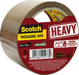Verpakkingstape 3m scotch hv5050sb 50mmx50m bruin | 6 stuks