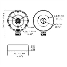 Hikvision Aansluitdoos DS-1280ZJ-DM8